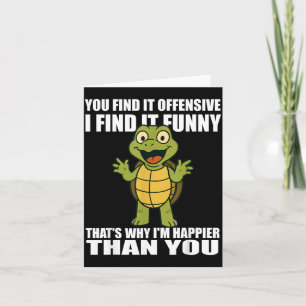 Vind beledigend Grappig Volwassenen Humor Quote Kaart
