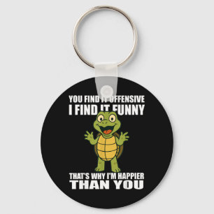 Vind beledigend Grappig Volwassenen Humor Quote Sleutelhanger