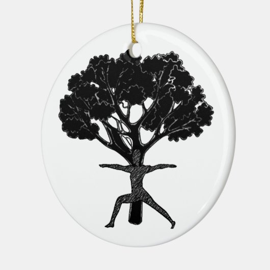 Vind dat evenwicht keramisch ornament (Links)