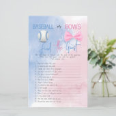 Vind de gast geslacht onthullen spel (Staand voorkant)