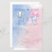 Vind de gast geslacht onthullen spel (Voorkant / Achterkant)