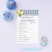 Vind de Guest Mediterranean Shower Game Kaart (Enkel)