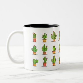 Vind de Impawster, cat en cacti Funny design mok