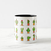 Vind de Impawster, cat en cacti Funny design mok (Center)
