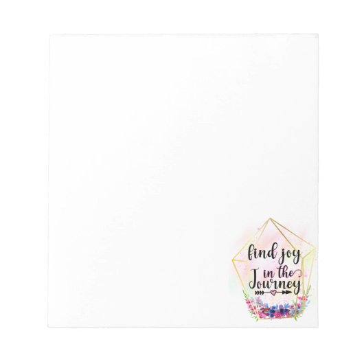 Vind de vreugde in de reis notitieblok (Voorkant)