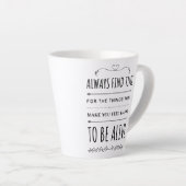 Vind dingen om u tevreden te maken inspirerend Cit Latte Mok (Rechterhoek)