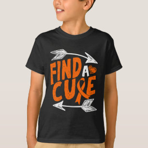 Vind een Cure Heart Leukemia Cancer Awareness Lint T-shirt