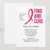 Vind en bevestig de Uitnodiging van de Fundraiser (Voorkant / Achterkant)