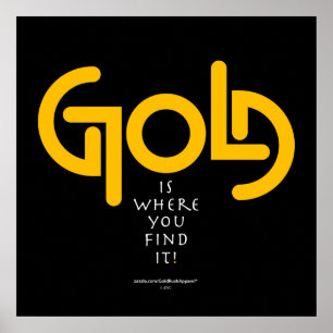 Vind Gouden Ambigram Poster