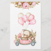 Vind het Game van het Baby shower van het Beer van (Achterkant)