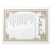 Vind het Notitieblok van het gastspel (Voorkant)