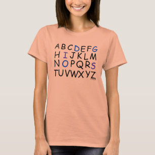 Vind het verborgen bericht t-shirt