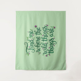 Vind het waar de wilde dingen zijn wandkleed