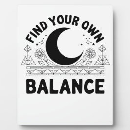 Vind je eigen balans Bandana Fotoplaat