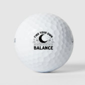 Vind je eigen balans golfballen (Voorkant)