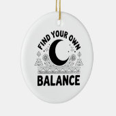 Vind je eigen balans keramisch ornament (Rechts)
