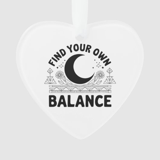 Vind je eigen balans ornament (voorkant)