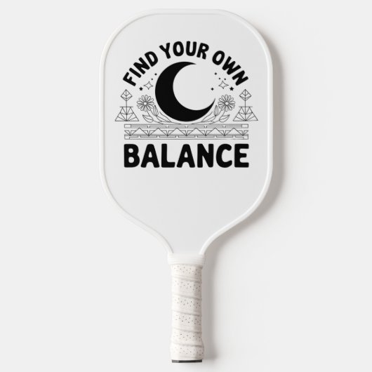 Vind je eigen balans pickleball paddle (Voorkant)