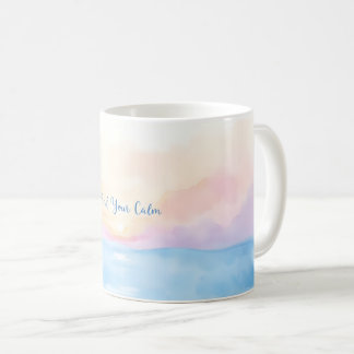 Vind je kalme ocea landscape koffiemok