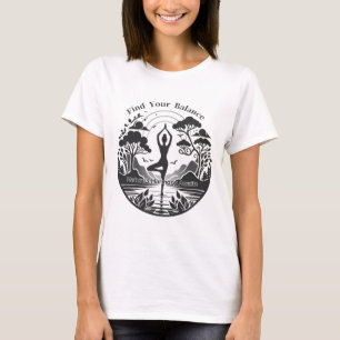 Vind je Lance Nature's Harmony Yoga Liefhebbers T-shirt