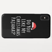 Vind je mijn kerstPajama leuk? Case-Mate iPhone Case (Achterkant (horizontaal))
