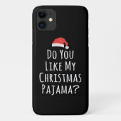 Vind je mijn kerstPajama leuk? Case-Mate iPhone Case (Achterkant)
