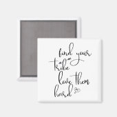 Vind je stam en hou van ze. magneet (Voorkant / Achterkant)