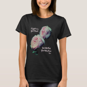 Vind je weg naar huis Inspirerende Rumi-quote T-shirt