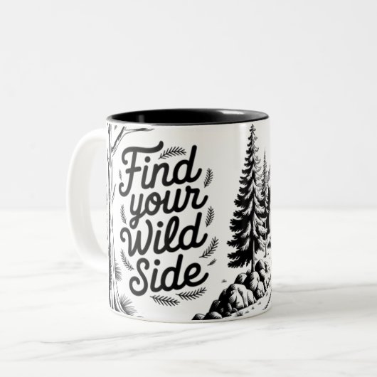 Vind jouw Wild Side Coffee Mok (Voorkant links)