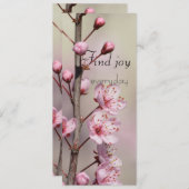 Vind Joy Cherry Blossom Bladwijzer (Voorkant / Achterkant)