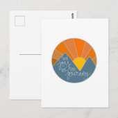 Vind Joy in de Reis Briefkaart (Voorkant / Achterkant)