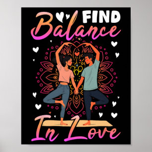 Vind Lance In Love Yoga Valentijnsdag Mediteren Poster