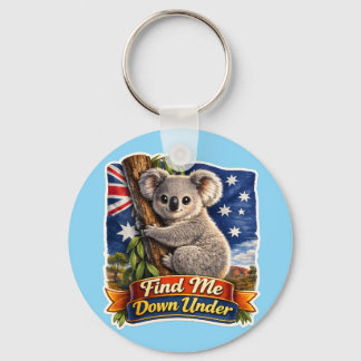 Vind Me Down Under – Knuffelige Koala Knuffelboom Sleutelhanger