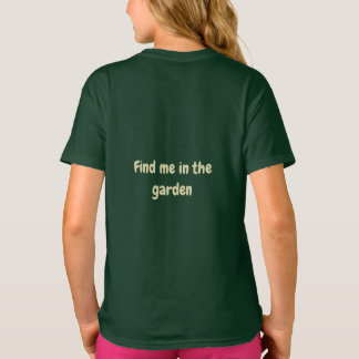 Vind Me In De Tuin Bloem Bijen Bos Groen T-shirt
