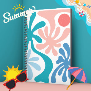 Vind mij onder de Palm zomer thema spiraal Notitieboek