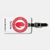 Vind Mijn bagage Gepersonaliseerde Label van Tyron Bagagelabel (Voorkant horizontaal)