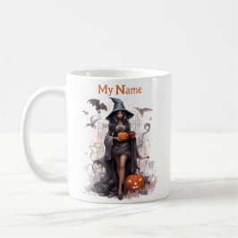 Vind mijn heks geheim: Halloween Gepersonaliseerde Koffiemok