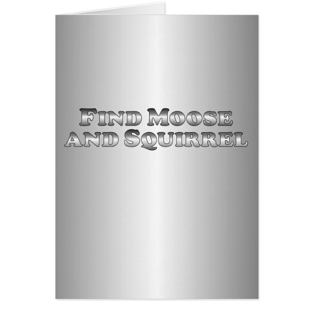 Vind Moose en Squirrel - Basic (Voorkant)