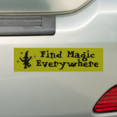 Vind overal Magic Bumpersticker (Op auto)
