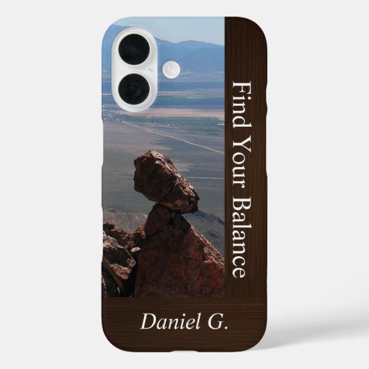 Vind uw Balance Boulder Case-Mate iPhone Case (Achterkant)