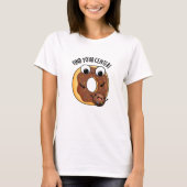 Vind uw Centrum Grappig Donut Pun Dark BG T-shirt (Voorkant)