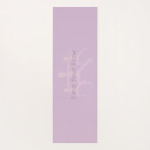 Vind uw Flow Warrior Pose Yogamat (Achterkant)