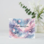 Vind uw kalm hemels Briefkaart (Staand voorkant)