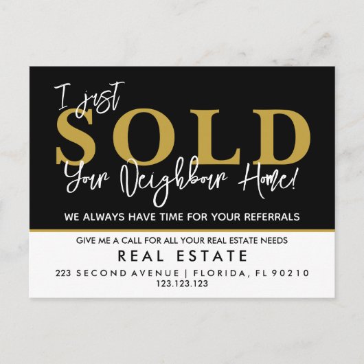 Vind uw plaats | Aankondiging onroerend goed (Voorkant)