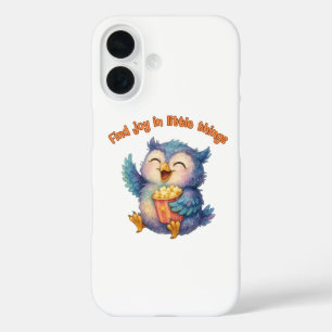 Vind vreugde in kleine dingen - positief iPhone 16 hoesje