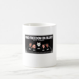 Vind vrijheid op Blurt Cup Mok