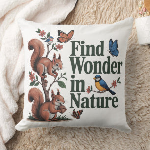 Vind Wonder In De Natuur Kussen