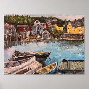 Vindelhaven Island Poster