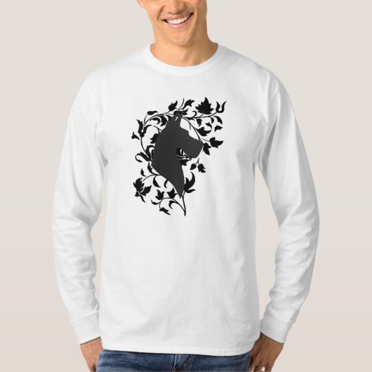 Vine Dane-ontwerp T-shirt (Voorkant)