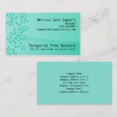 Vine Leave Nature Carte de visite (Devant / Derrière)